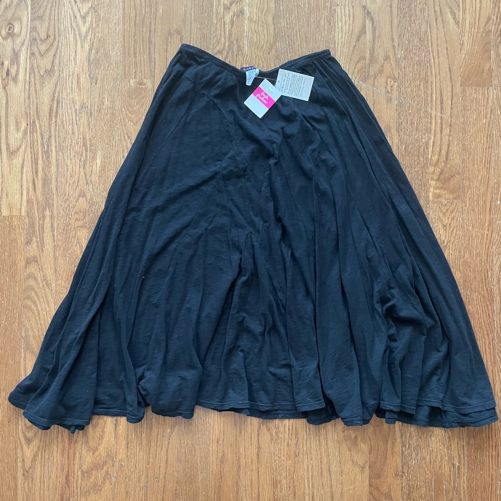fresh produce Black Full Circle Skirt